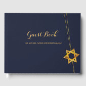 Navy en Golden Star of David gast Gastenboek (Voorkant)