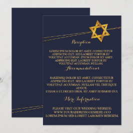 Navy en Golden Star van David Kaart