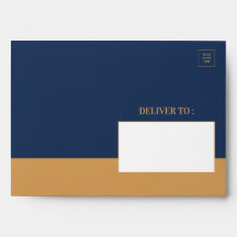 Navy en goud chic verjaardag