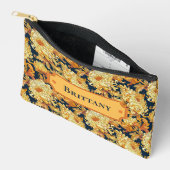 Navy en Gouden Chrysanthemum Etui (Open)