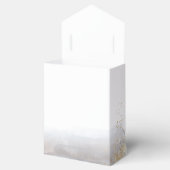 Navy en gouden huwelijksceremonie gunstbox bedankdoosjes (Geopend)