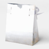 Navy en gouden huwelijksceremonie gunstbox bedankdoosjes (Achterkant)