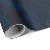 Navy en Silver Agate Cadeaupapier (Rol Hoek)