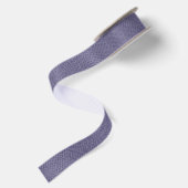 Navy en White Gingham Satijnen Lint (Achterkant)