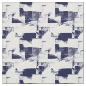 Navy en witte Abstracte stof (Swatch)