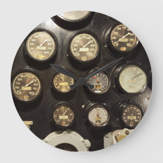 Navy engine room clock grote klok
