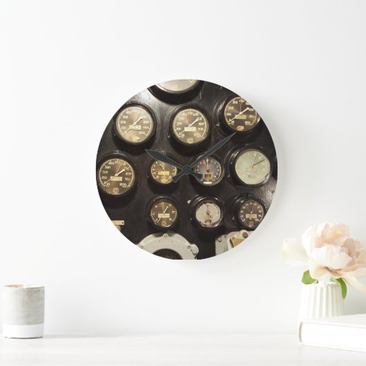 Navy engine room clock grote klok (Huis)