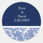 Navy envelop zegel (Voorkant)