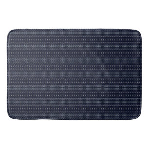 Navy Eyelet Badmat