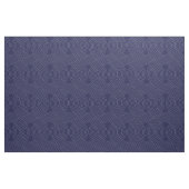 Navy Fabric met White Interlocking Line Stof (Yard (91,4 cm))