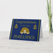 Navy Felicitaties Shellback Kaart (Voorkant)