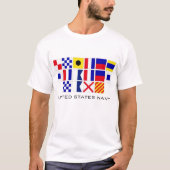 Navy Flags T-shirt (Voorkant)