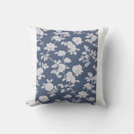 Navy Floral kussen