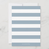 Navy Floral-Moederdag Kaart (Achterkant)