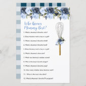 Navy Flowers die mammie beste groene bloemen kenne (Voorkant / Achterkant)