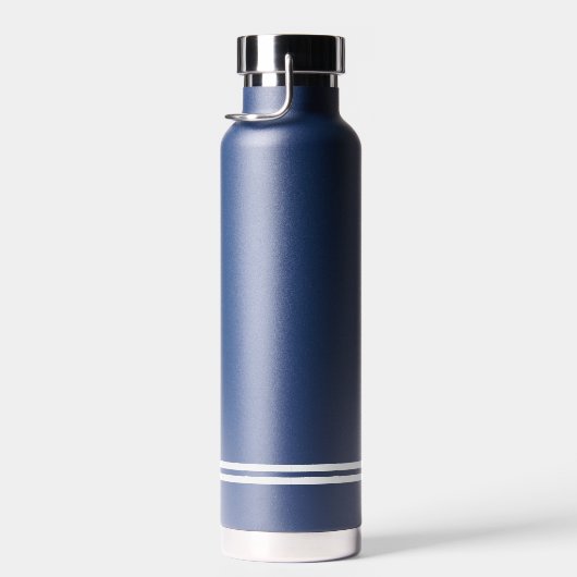 Navy Football Jersey met aangepaste naam en nummer Waterfles (Rechts)