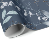 Navy Forrest Gift Wrap Cadeaupapier (Rol Hoek)