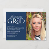 Navy Foto | Laat de uitnodiging tot Afstudeerder v (Voorkant)