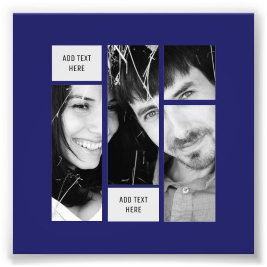 NAVY Foto Tekst Sjabloon - Overdracht naar ELK Cad Afdruk (Voorkant)