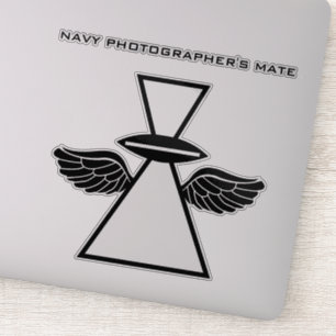 Navy Fotograaf's Mate IFGA / wings Vinyl Sticker