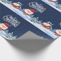 Navy Fun Sinterklaas Geïllustreerd Vrolijk Kerstfe