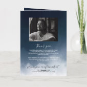 Navy Funeral Order of Service Gevouwen Programma (Achterkant)