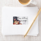 Navy GEOMETRIC WATERVERF Etiket (Insitu)