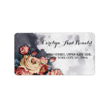 Navy GEOMETRIC WATERVERF