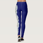 Navy Georgia State Flower Cherokee Roos Leggings (Achterkant)