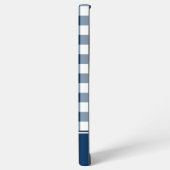 Navy Gingham Check MagSafe Tough Samsung Galaxy Hoesje (Linkerkant)
