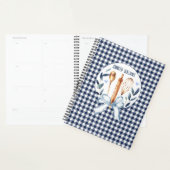 Navy Gingham Utsensils Cooking Bakery Planner (Display)