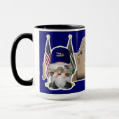 Navy Gnome met militaire vrachtwagen Mok (Links)