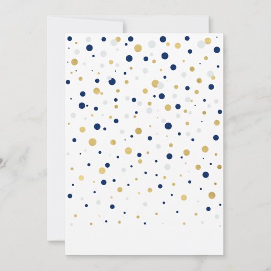 Navy & Gold-ballonnen | Tweeëntwintigste verjaarda Kaart (Achterkant)