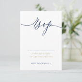 Navy Gold Basic vriendelijk antwoord (Staand voorkant)