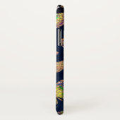 Navy Gold Butterflies Glitter Waterverf Monogram Case-Mate iPhone Case (Achterkant / rechts)