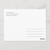 NAVY GOLD DAHLIA FLORAL WORKSHOP TALK EVENT INVITE BRIEFKAART (Achterkant)