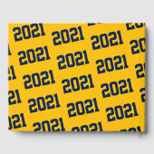 Navy & Gold Graduation Party Klasse van 2024 Gastenboek (Achterkant)