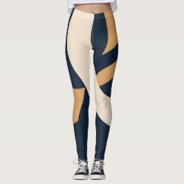 Navy & Gold III Leggings