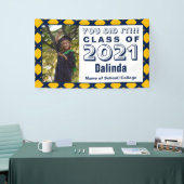 Navy & Gold je deed het Afstuderen Spandoek (Beurs)