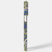 Navy Gold  Peacock Paisley Case-Mate iPhone Case (Achterkant / Rechts)