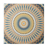 Navy Gold Star Mandala Tegeltje (Voorkant)