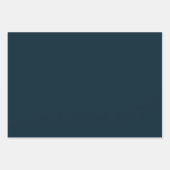 Navy & Gold Star of Wonder Mandala Art Deco Fans Inpakpapier Vel (Voorkant 2)