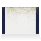 Navy & Gold Stardust, foto bruiloft Hartelijk dank (Binnen Horizontaal (Boven))