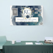 Navy Gold Teacher Appreciation Photo Banner (Beurs)