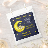 Navy Gold Twinkle Little Star Bedankt Bedankzakje (Geknipt)