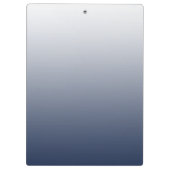 Navy Gradient Ombre gepersonaliseerd Klembord (Achterkant)