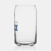 Navy Graduation Cap Gepersonaliseerd Eenvoudig Afs Blikvorm Glas (Links)