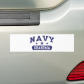 Navy Grandma Bumpersticker (Op auto)