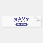 Navy Grandma Bumpersticker (Voorkant)