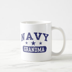 Navy Grandma Koffiemok